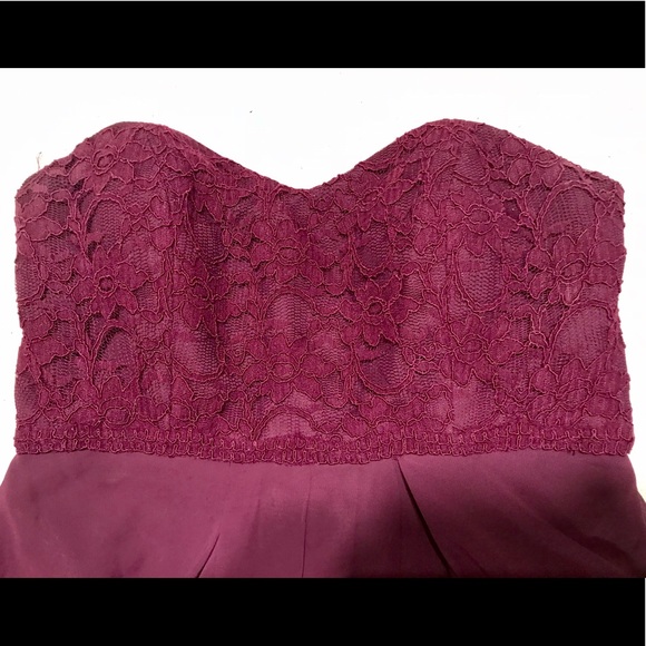 Morilee Eggplant Chiffon Bridesmaid Dress - Picture 6 of 7